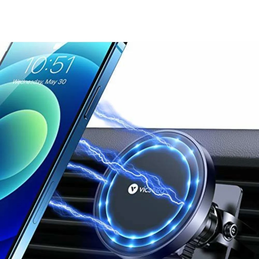 Black Magnetic Car Phone Mount